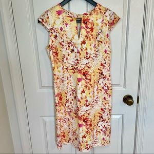 | Calvin Klein | Spring Floral Sheath Dress (size 4)
